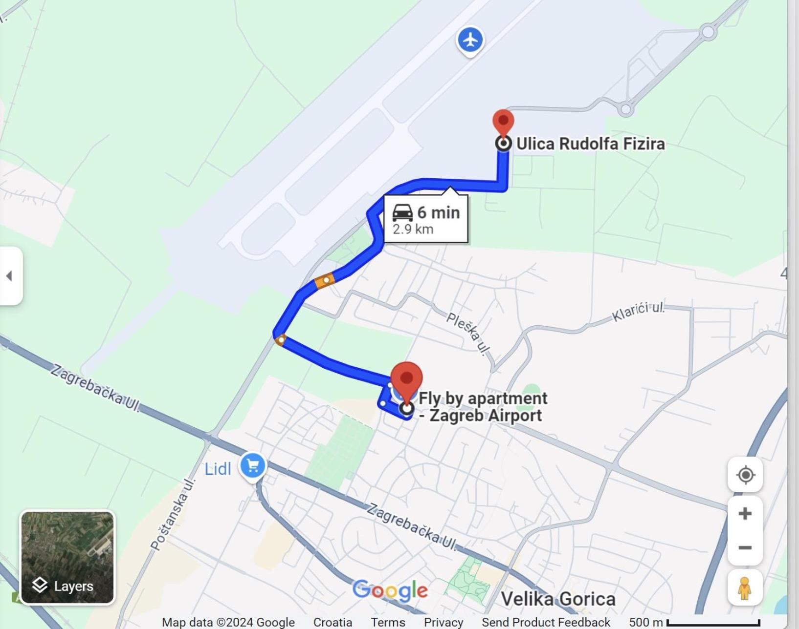 Fly By Suite - Zagreb Airport - 0-24H Self Check In&Out - Parking On Site เวลิคาโกริตซา ภายนอก รูปภาพ
